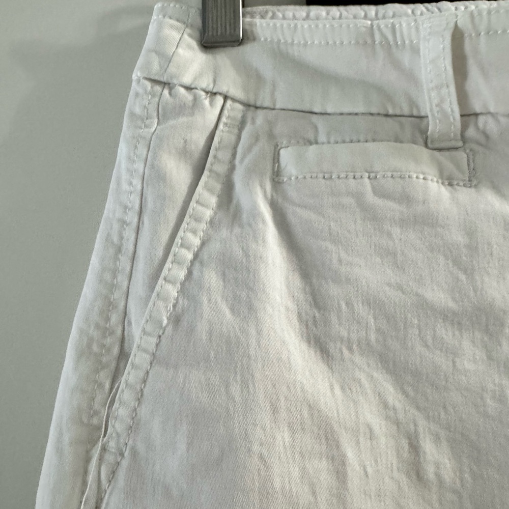 Boden White Cotton Chino Shorts - Picture 5 of 11